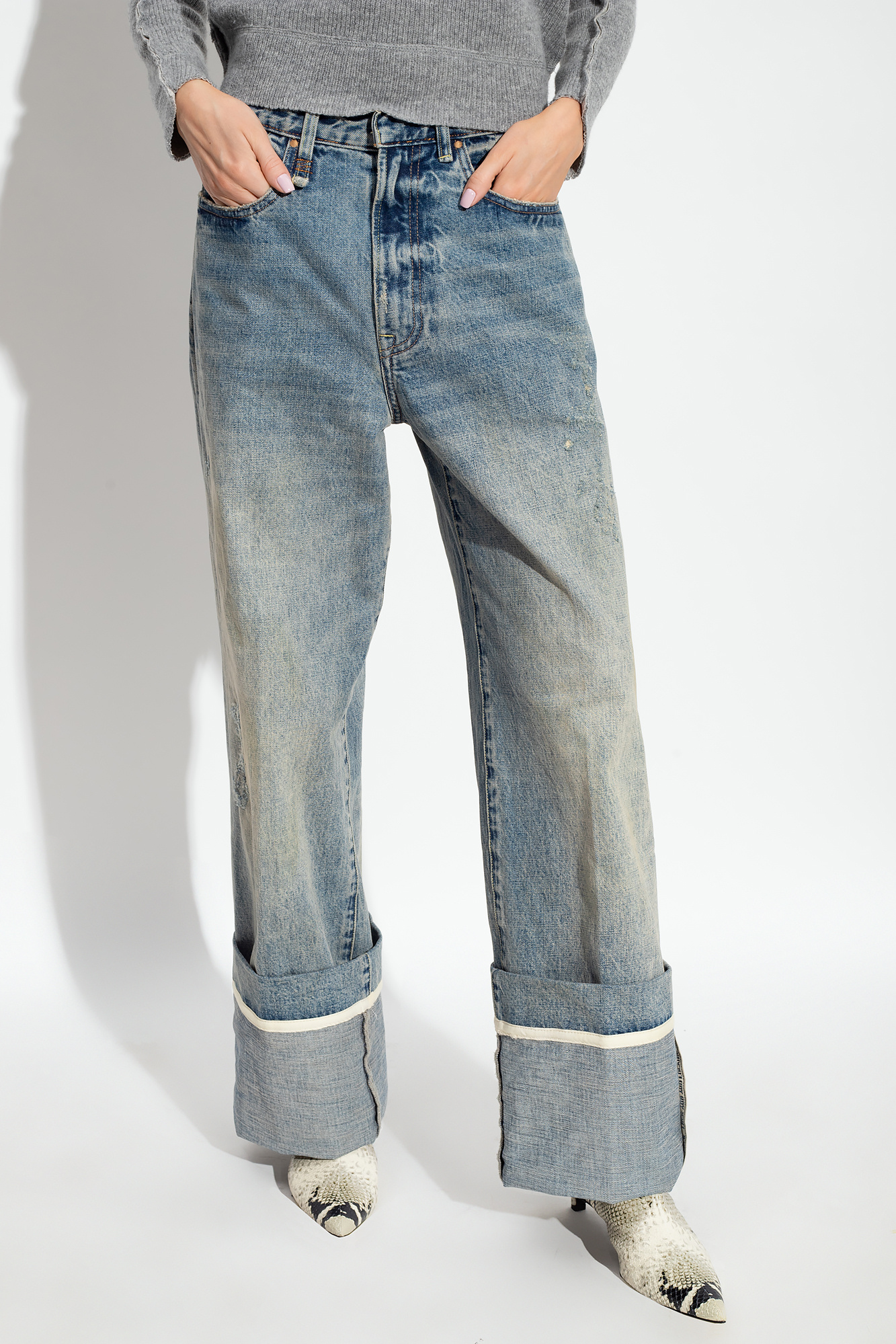 Blue Jeans with wide legs R13 Vitkac GB